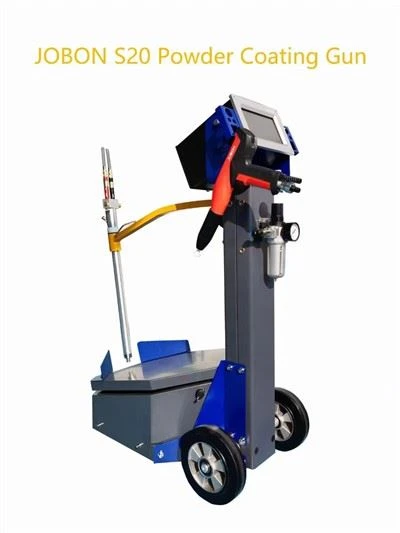 Máquina eletrostática de revestimento em pó Pistola de alimentação de caixa Equipamento de revestimento em pó
