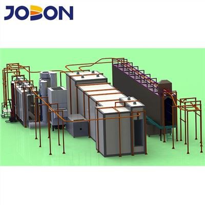 Máquina de revestimento em pó com planta automática de revestimento em pó